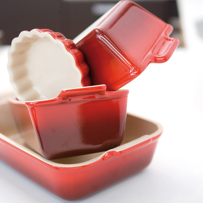 Le Creuset Heritage Ovenschaal B 26 x D 19 cm - Kersenrood