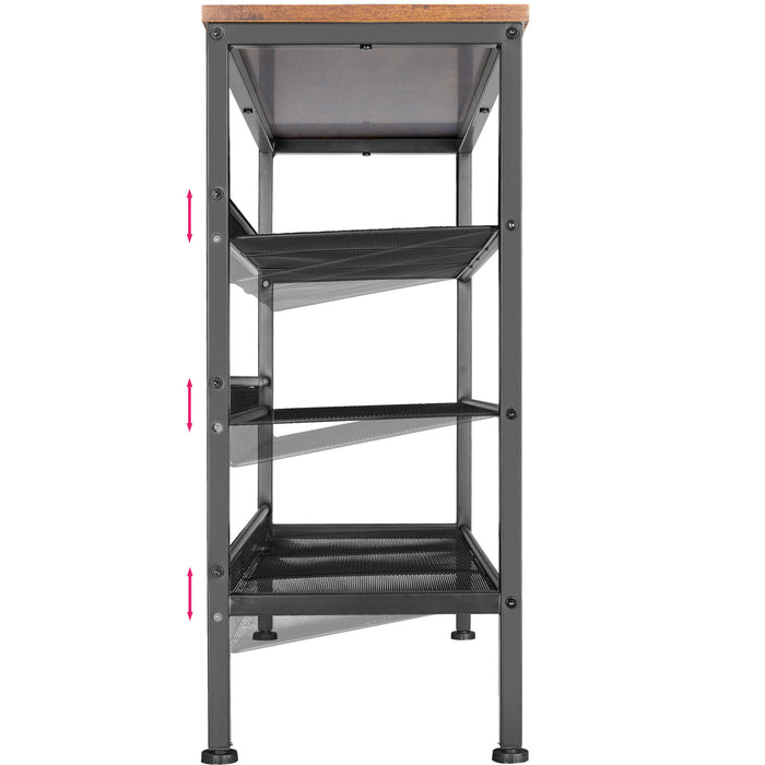 tectake® Schoenenrek Wolverhampton 75,5x30,5x69,5cm