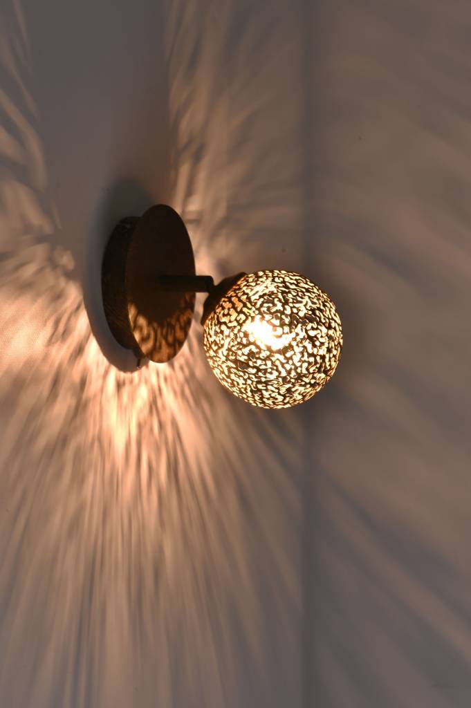 Paul Neuhaus Wandlamp GRETA Roest 1 Lichts