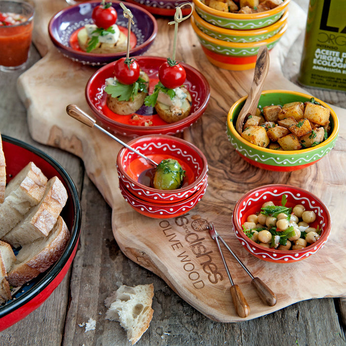 Bowls and Dishes Pure Olive Wood Serveerplank Rustique 40-45 cm