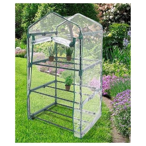 Orange85 Kweekkas Kweekbak Broeikas Hobbykas 105 cm hoog Plastic Me...