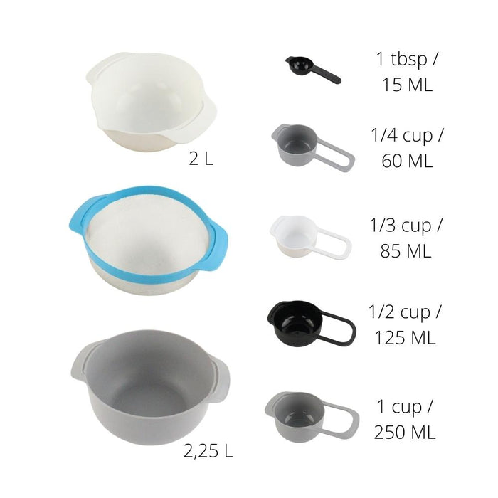 Orange85 Mengkommen Set met Zeef 8-delig Keukengerei