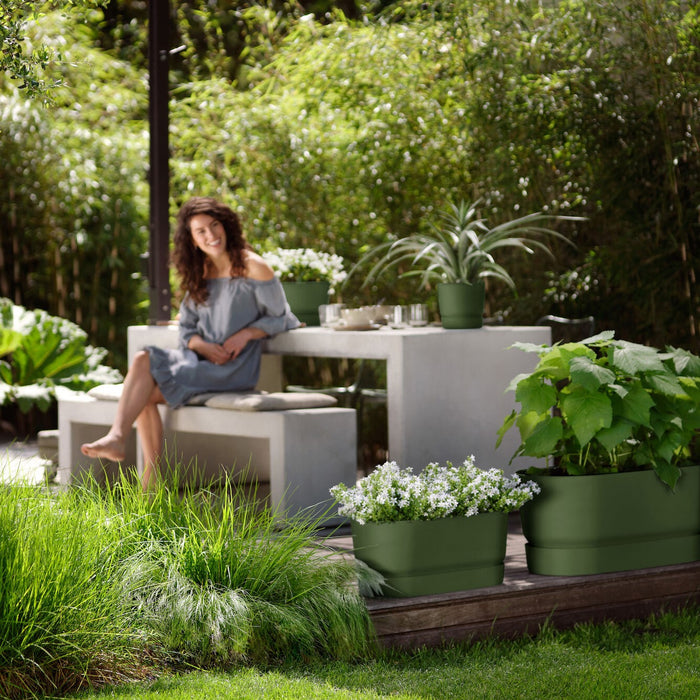 Elho Greenville Bloembak met Wielen 60 cm