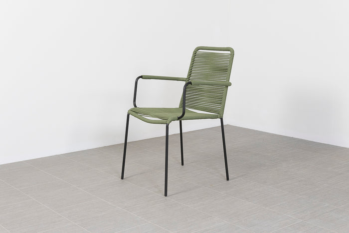 VDG Denver rope stapelbare tuinstoel groen