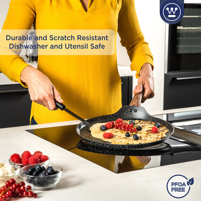 Westinghouse Pannenkoekenpan 28 cm Black Marble Wood