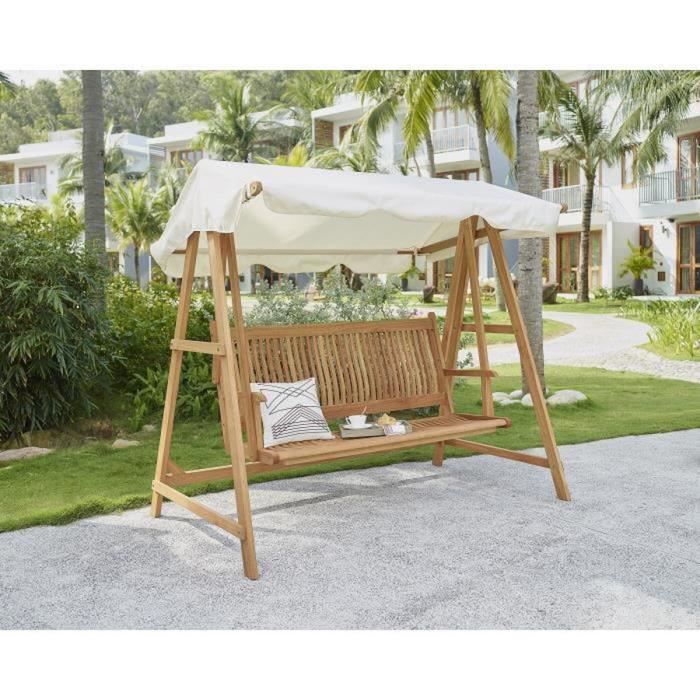 Cstore RONDA 3-zits schommel van eucalyptushout