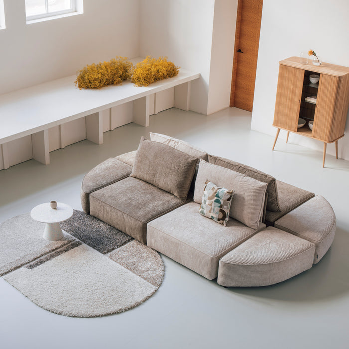 Zuiver Hunter 3-zitsbank - Sand