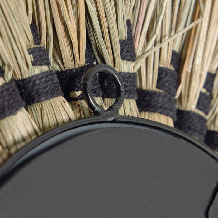 Kave Home Akila Spiegel - Ø 40 cm - Groen/Zwart