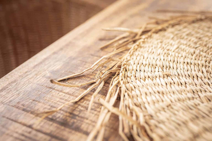 Liviza Placemat rond zeegras