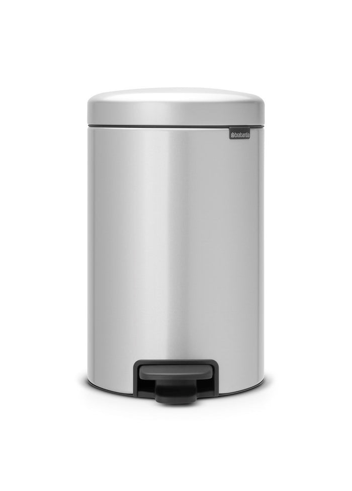 Brabantia NewIcon Pedaalemmer 12 L - Metallic Grey