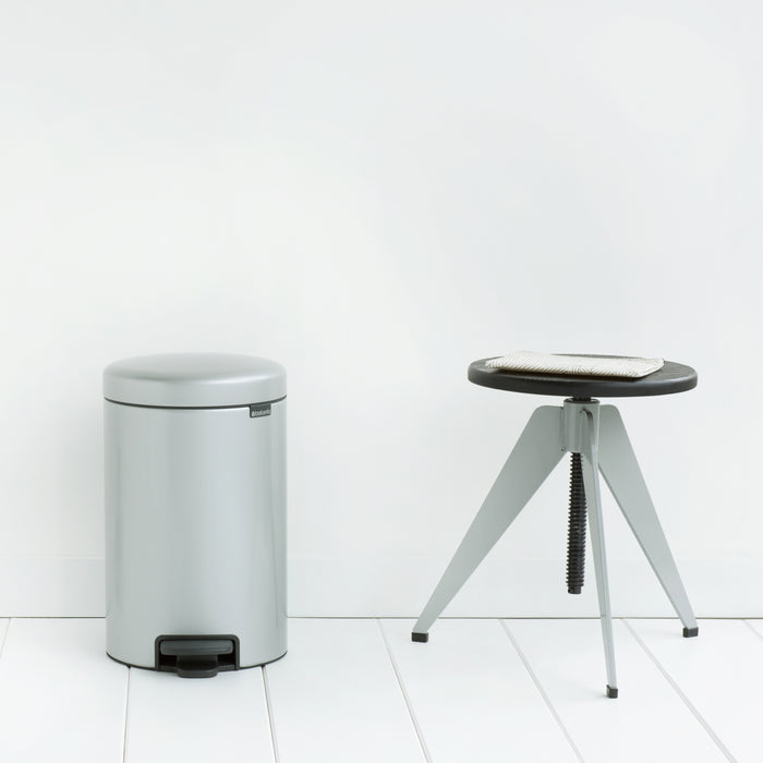 Brabantia NewIcon Pedaalemmer 12 L - Metallic Grey