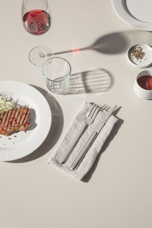 Legio Nova Grill Bestekset, 8 Delig, Zilver - Eva Trio