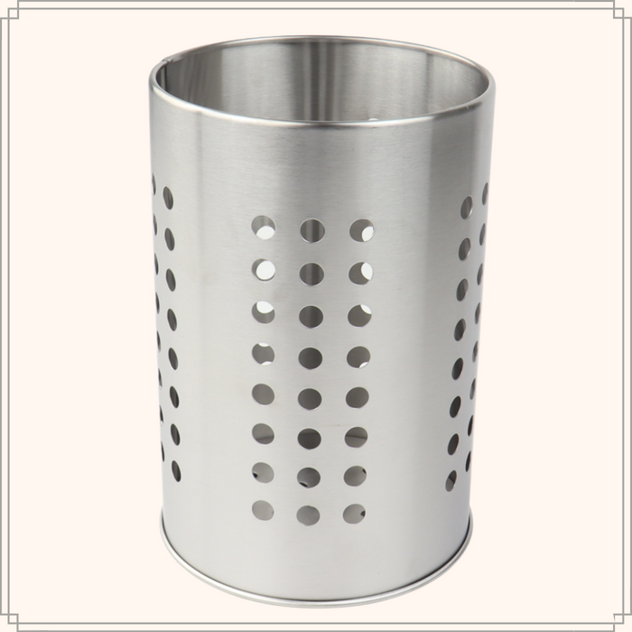 OTIX Spatelpot RVS 18x12x12cm Lepelpot Keukengerei Houder