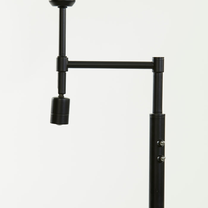 Light & Living Vloerlamp Montana - Zwart - Ø25cm