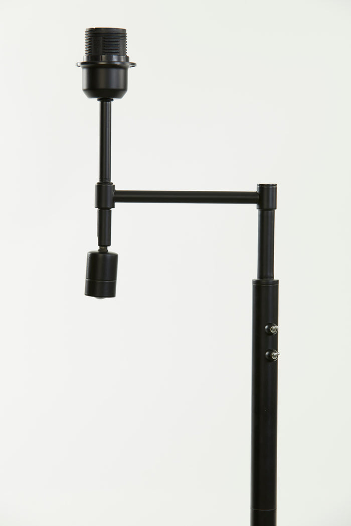 Light & Living Vloerlamp Montana - Zwart - Ø25cm