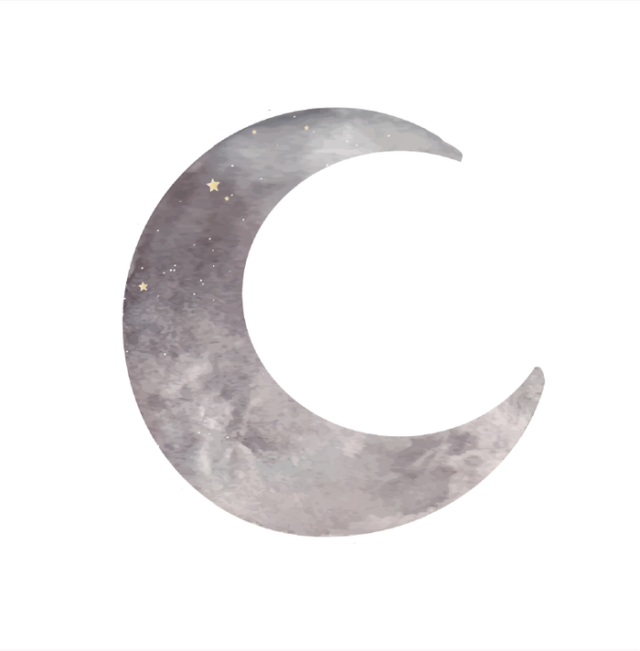 Grote maan muursticker