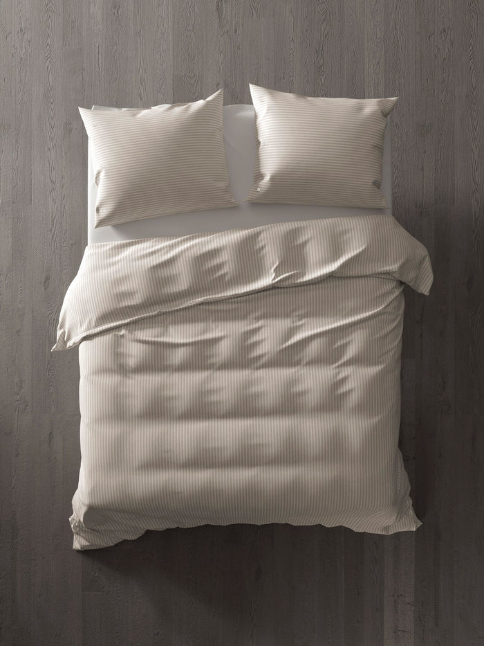 Yellow Dekbedovertrek Katoen Oxford naturel