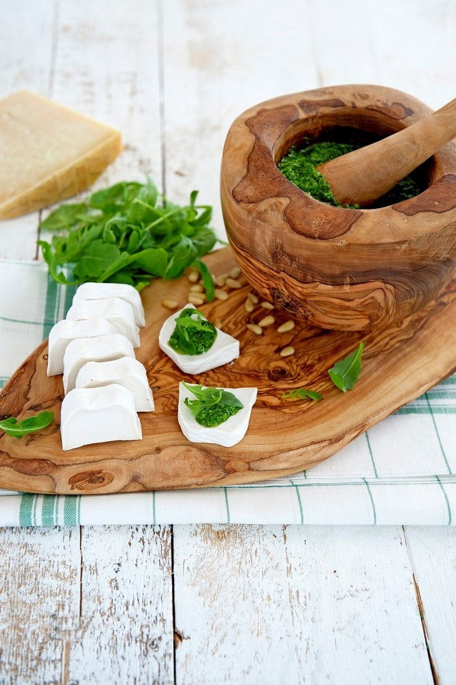 Bowls and Dishes Pure Olive Wood Tapasplank 25-30 cm