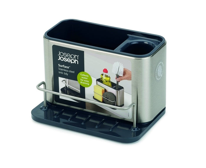 Joseph Joseph Surface RVS Gootsteenorganiser - Zilver / Zwart