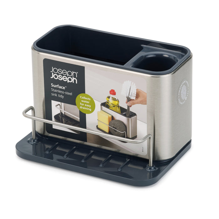 Joseph Joseph Surface RVS Gootsteenorganiser - Zilver / Zwart