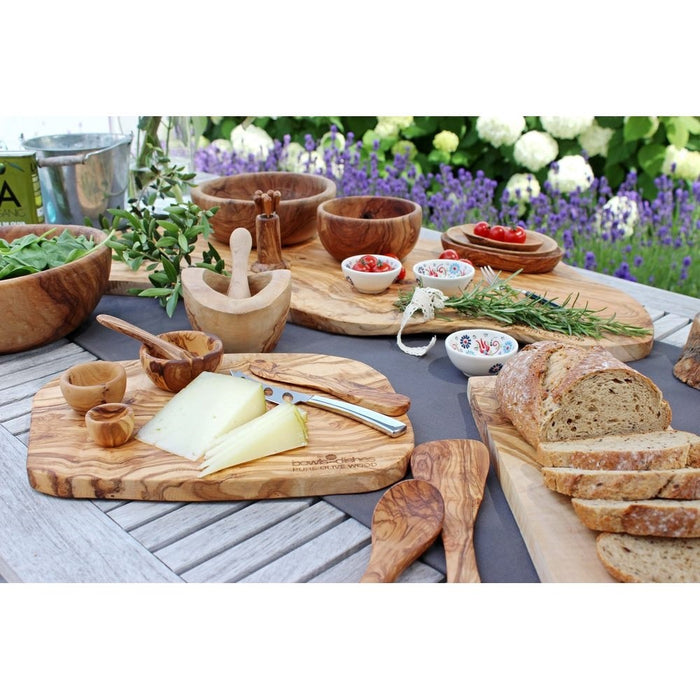 Bowls and Dishes Pure Olive Wood Tapasplank 35 x 40 cm