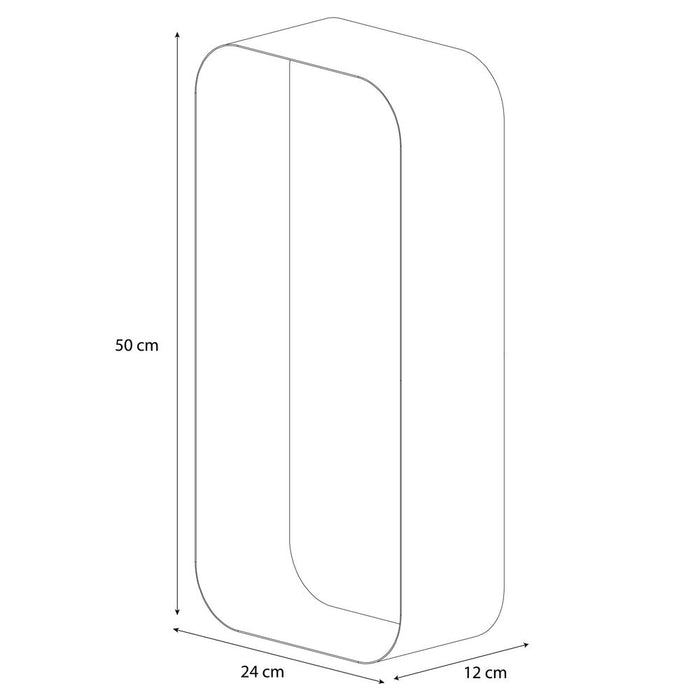 Sealskin Brix Wandkubus 50 cm - Wit