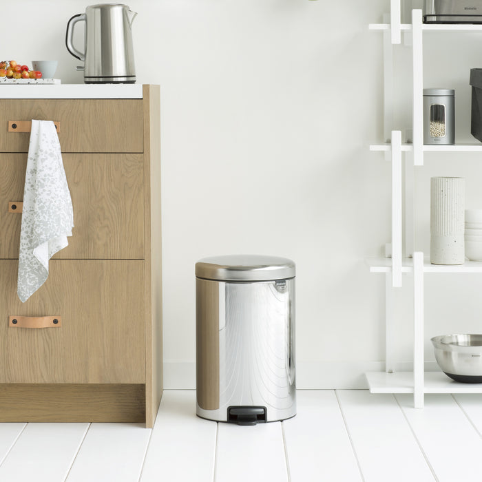 Brabantia NewIcon Pedaalemmer 20 L - Brilliant Steel