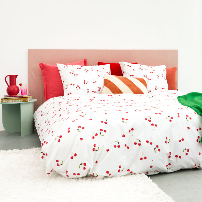 SNURK Cherries Dekbedovertrek 240 x 220 cm