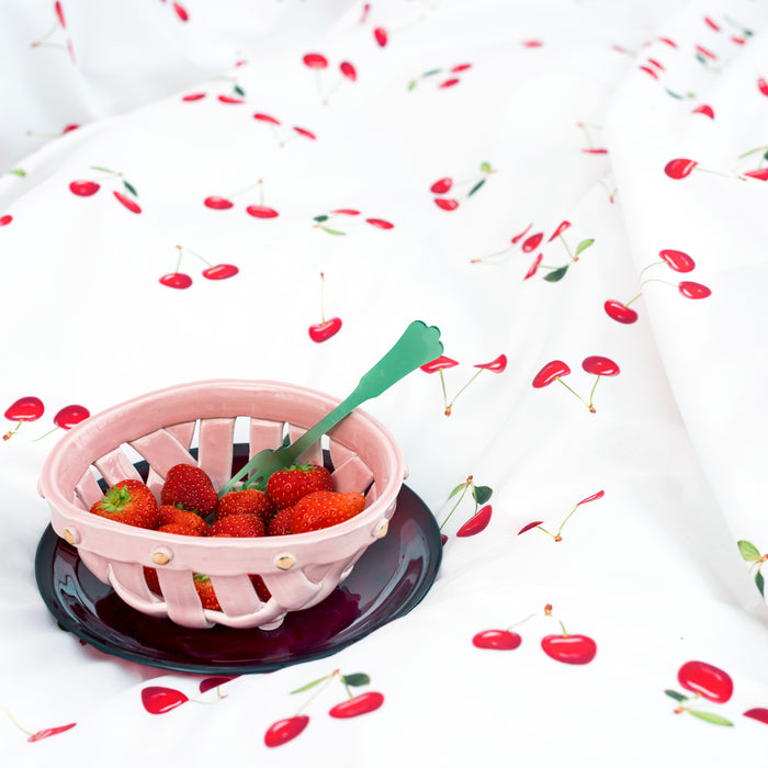 SNURK Cherries Dekbedovertrek 240 x 220 cm