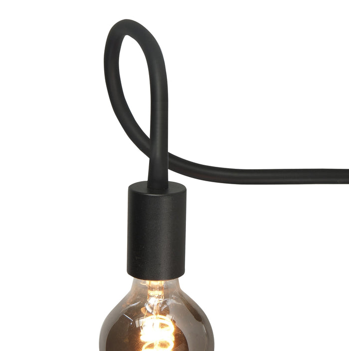 Highlight Wandlamp Flex Zwart Mat Zwart 50cm