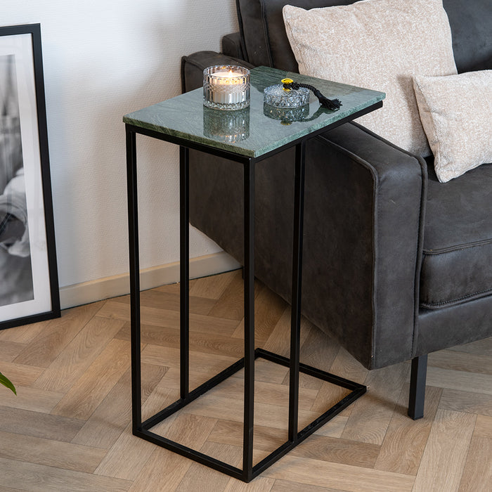 Bronx71 Laptoptafel marmer Zoey groen 70 cm