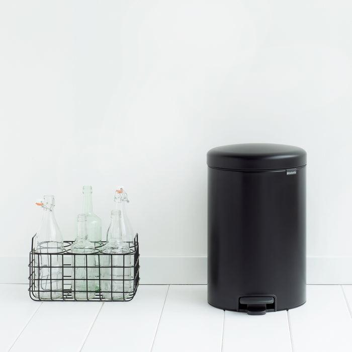 Brabantia NewIcon Pedaalemmer 20 L - Zwart