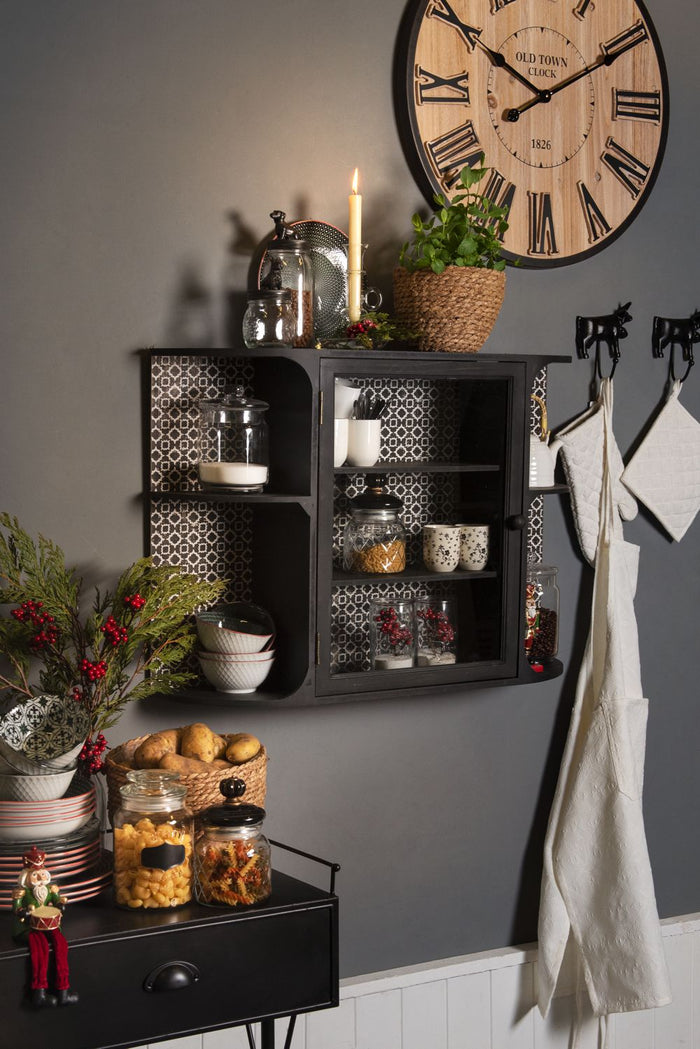 Clayre & Eef Ovenwant 16*30 cm Wit Katoen Ovenhandschoen Cadeau voor