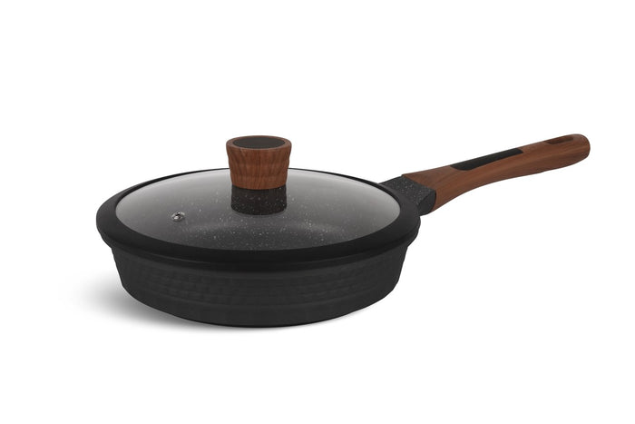 Edenberg Black Line - 10-delige Luxe Pannenset van Gesmeed Aluminium