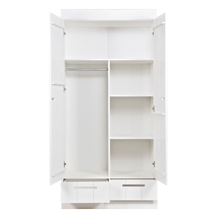 Woood Planken en Roede Uitbreiding (voor 2-deurs Connect kast met lade)