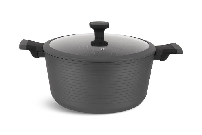 Edenberg Gray Line - 15-delige Luxe Pannenset van Gesmeed Aluminium