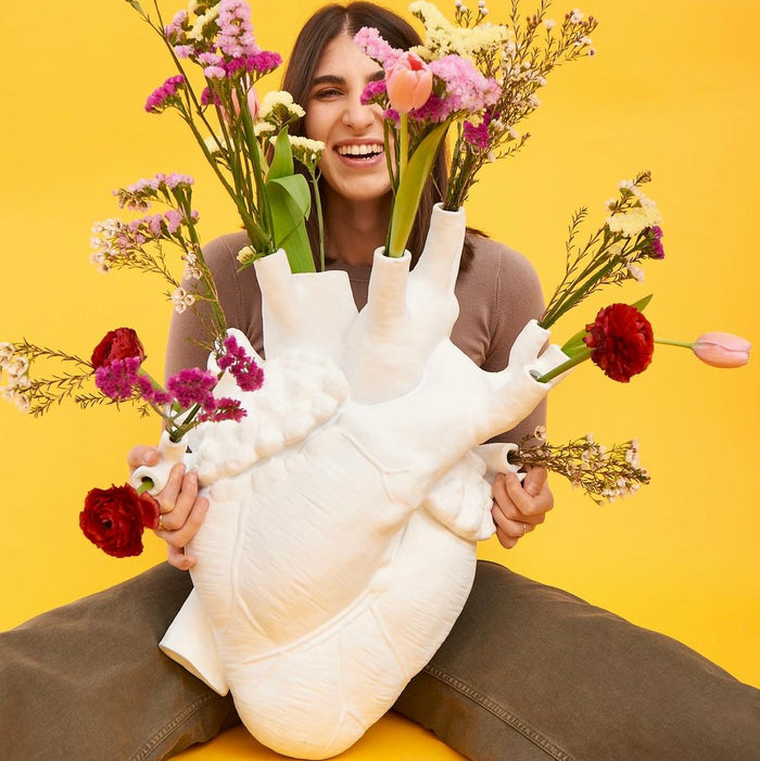 Seletti Love In Bloom Vaas - Wit