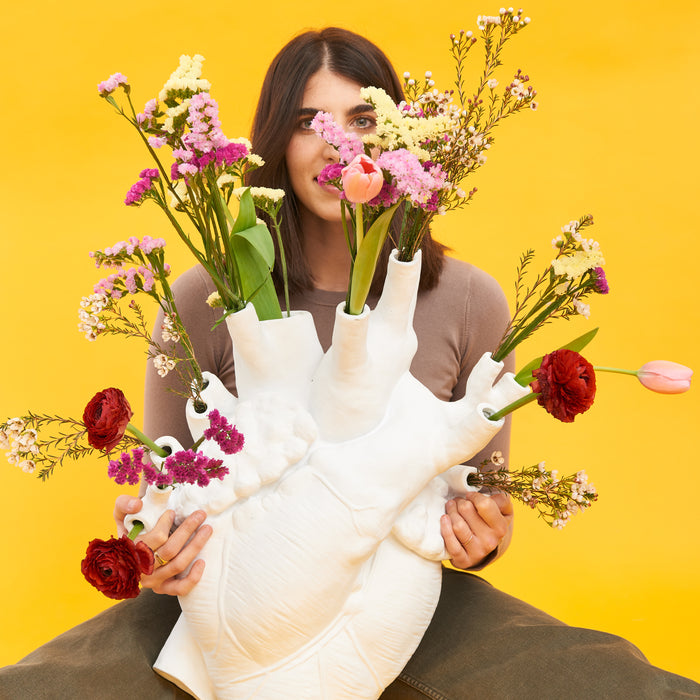 Seletti Love In Bloom Vaas - Wit