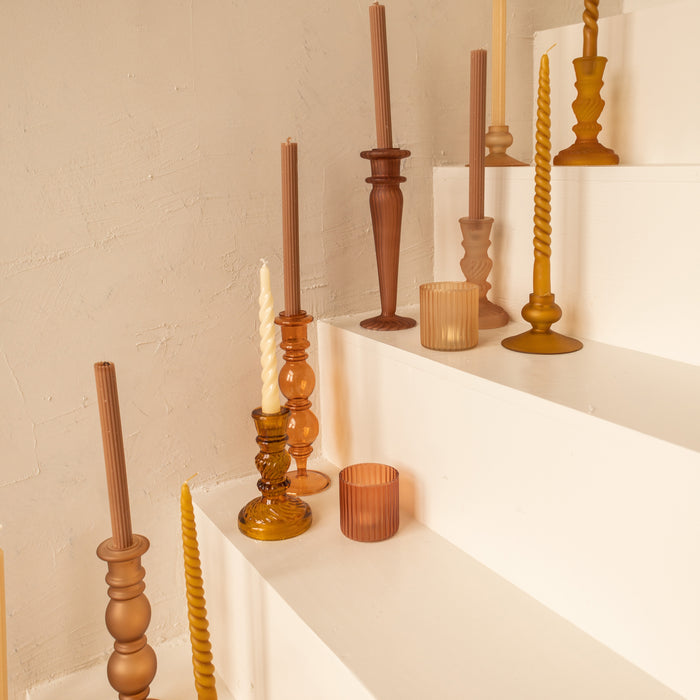 À la Frosted Classic Kandelaar - Coral