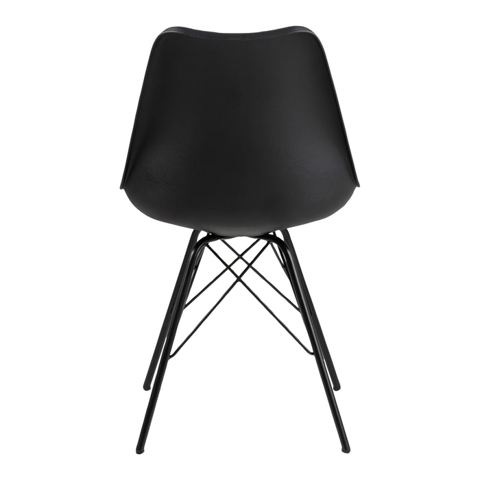 by fonQ basic Iris Eetkamerstoel - Zwart