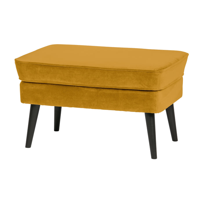 Woood Rocco Hocker - Velvet - Oker