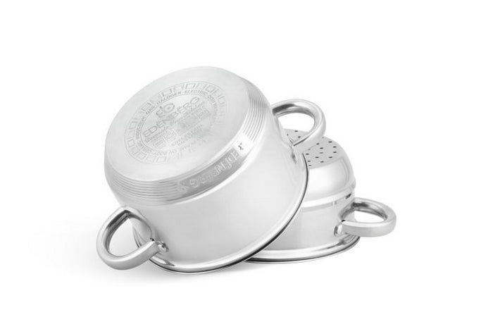 Edenberg Classic Line - Stoompannenset - Ø 18 cm - 3-delig - Voorzien