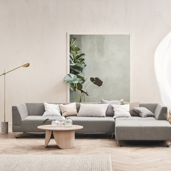 Bolia Peyote Salontafel - H 35 x Ø 56 cm - Witgepigmenteerd Gelakt Eiken