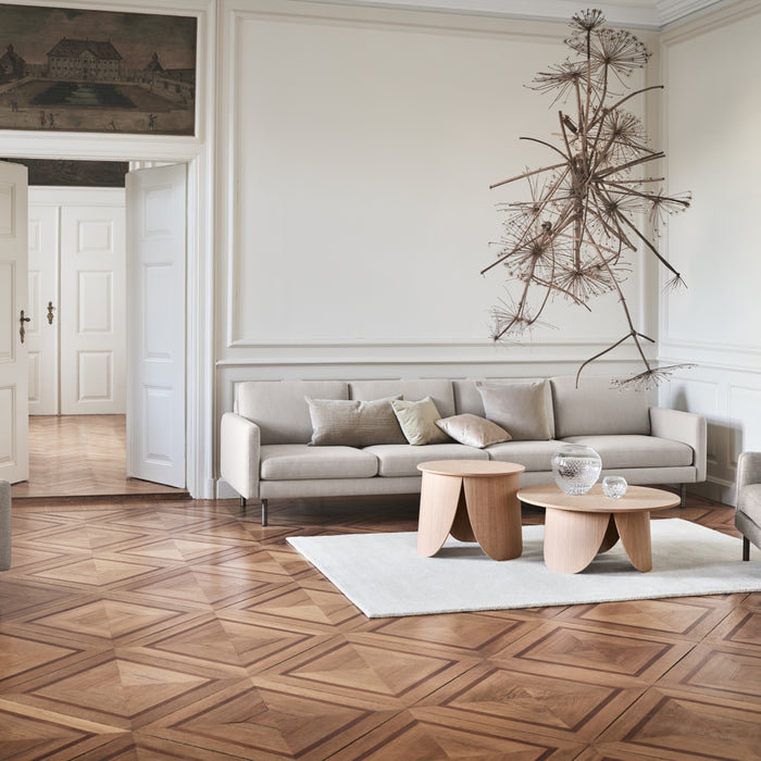 Bolia Peyote Salontafel - H 35 x Ø 56 cm - Gelakt Eiken