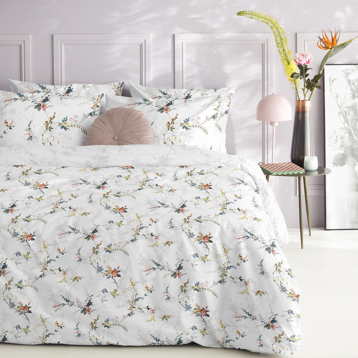 Cinderella Dekbedovertrek Katoen Corolla - white