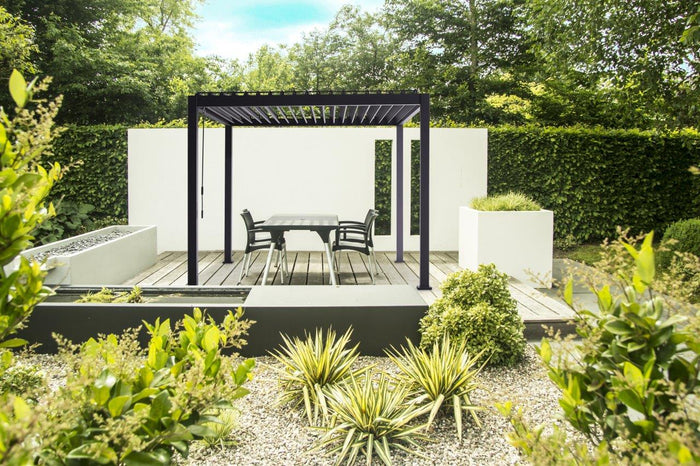 SORARA® Mirador Basic 300 x 300 cm Charcoal Zwart