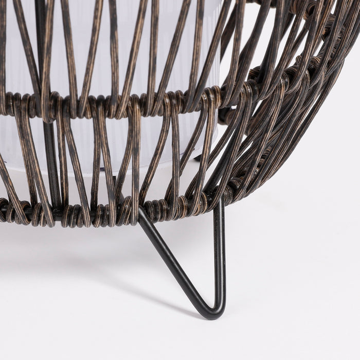 Luca Lighting Colwood Lantaarn Solar - H32,5 x Ø23 cm - Zwart