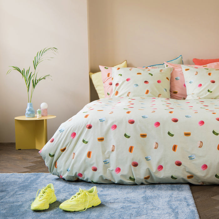 SNURK Macarons Dekbedovertrek 200 x 220 cm - Groen