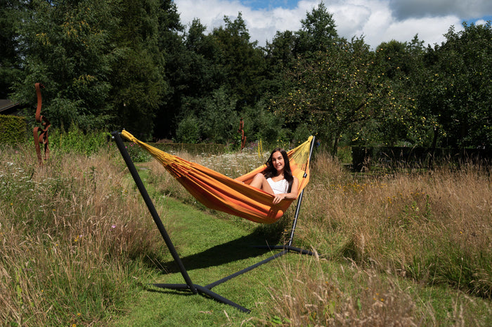Tropilex® Hangmat met Standaard Eénpersoons Easy & Dream Orange Oranje