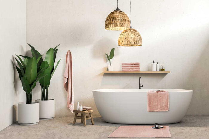 LINNICK Pure Hotel Badmat 50x70cm - light pink